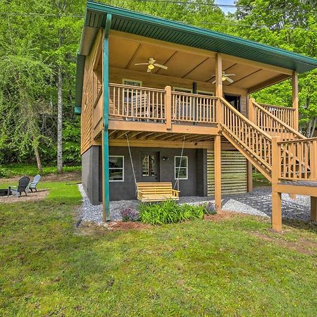 Villa Cozy Riverfront Cabin With Fire Pit Fish And Explore! à Murphy Extérieur photo