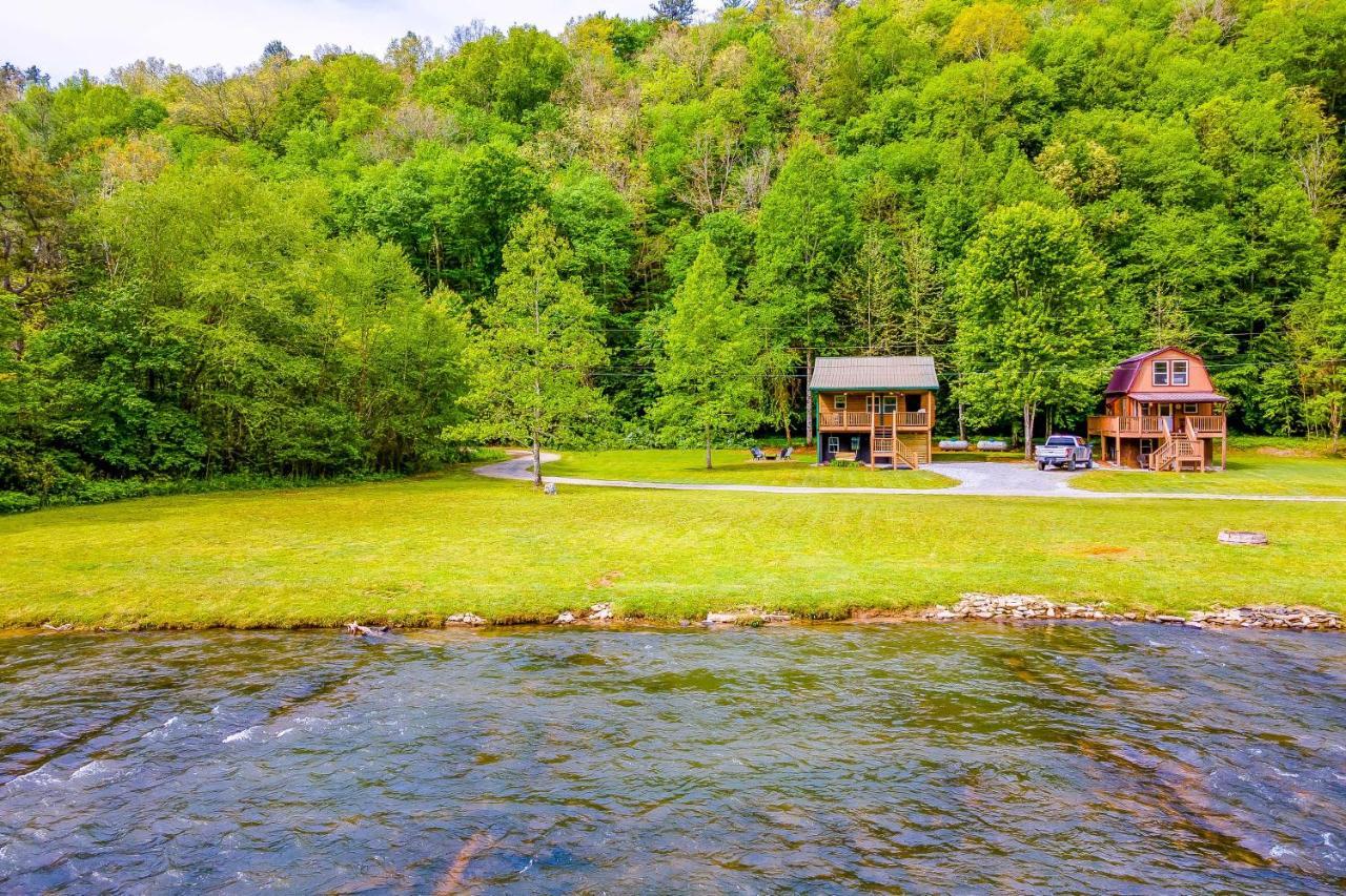 Villa Cozy Riverfront Cabin With Fire Pit Fish And Explore! à Murphy Extérieur photo